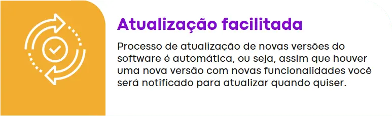 Atualização facilitada